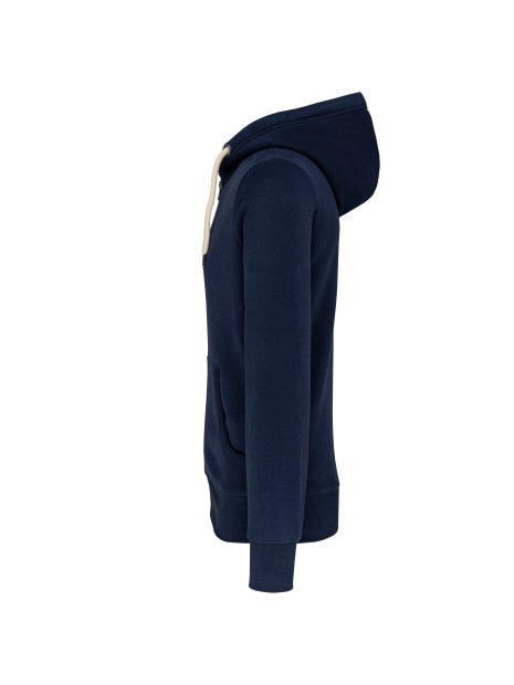 KARIBAN Sweat-shirt vintage zippé à capuche homme /api/colors/82d58f77-9ee3-416f-8a04-5c6727739e11 personnalisable