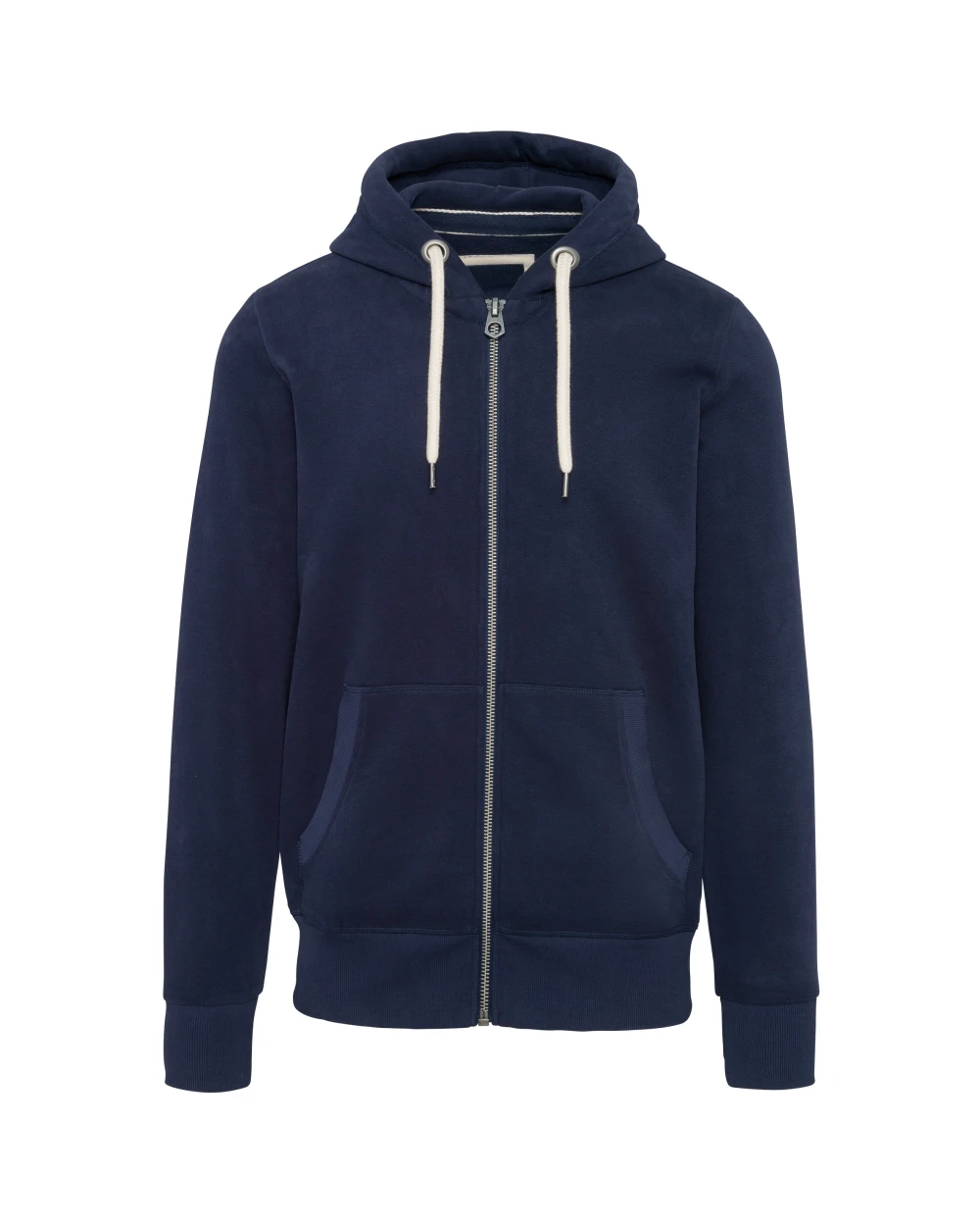 Sweaters & hoodies KARIBAN Vintage herensweater met rits en capuchon voor bedrukking &amp; borduring