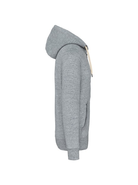 KARIBAN Sweat-shirt vintage zippé à capuche homme /api/colors/d3b7c139-6d45-4d9a-a468-c30c9b4a8c4d personnalisable