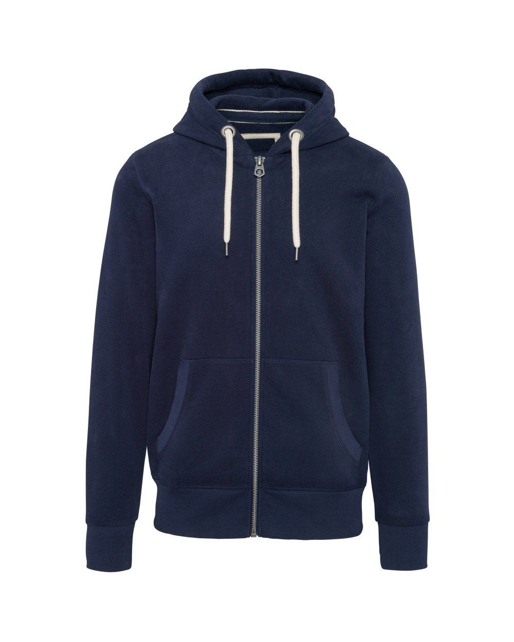 Sweaters & hoodies KARIBAN Vintage herensweater met rits en capuchon voor bedrukking &amp; borduring