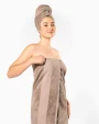 Bad artikelen KARIBAN Dikke badstof handdoek 140 x 70 cm voor bedrukking &amp; borduring
