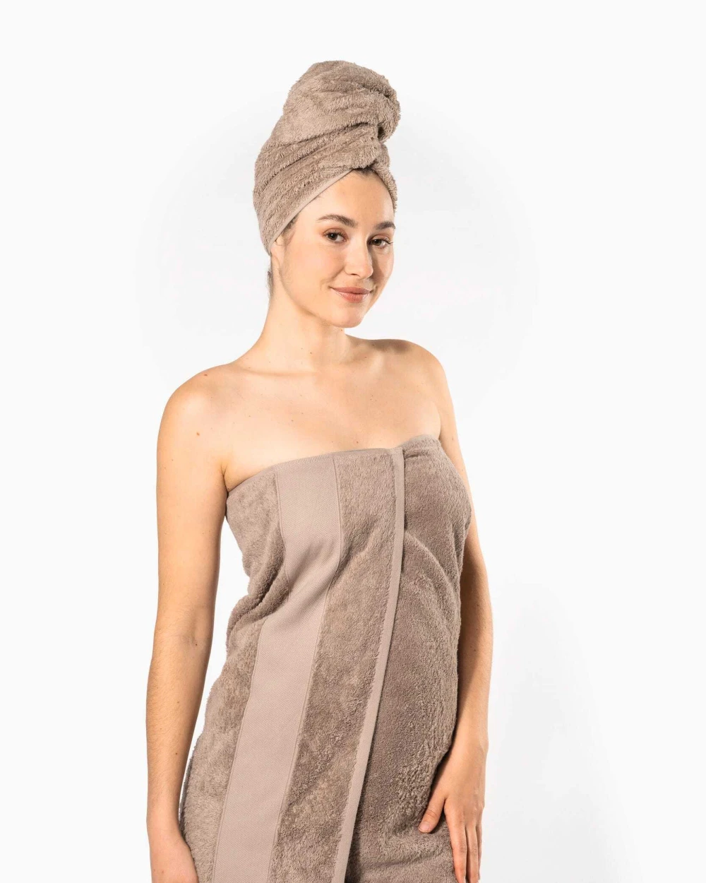 Bad artikelen KARIBAN Dikke badstof handdoek 140 x 70 cm voor bedrukking &amp; borduring