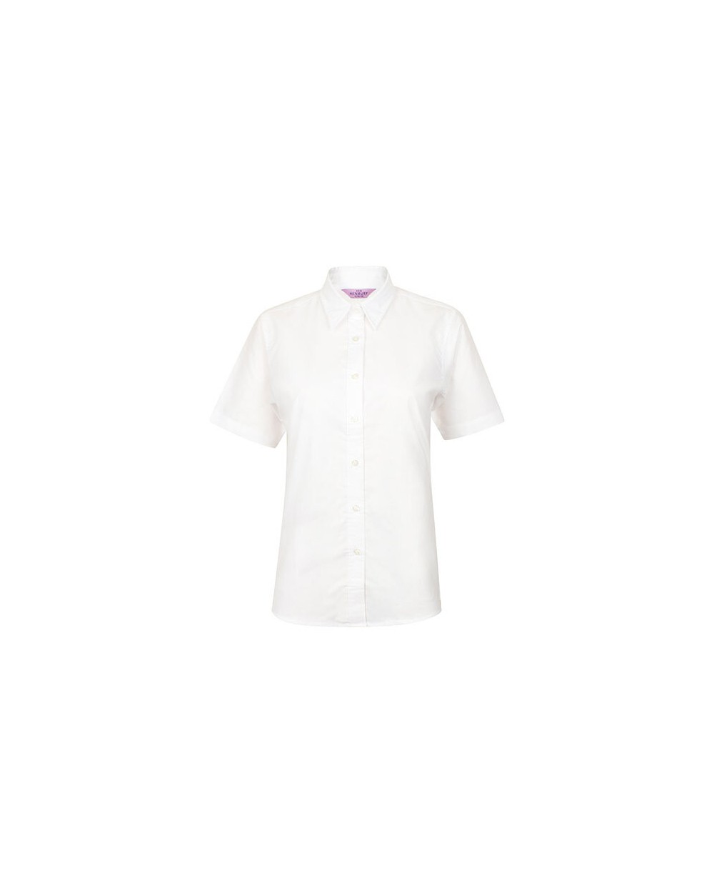 HENBURY Ladies Classic Short Sleeved Oxford Shirt Hemden personalisierbar