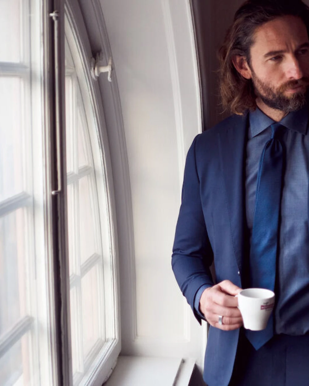 Chemises personnalisable J. HARVEST & FROST RB120 Twill Chemise Slim Fit Hommes