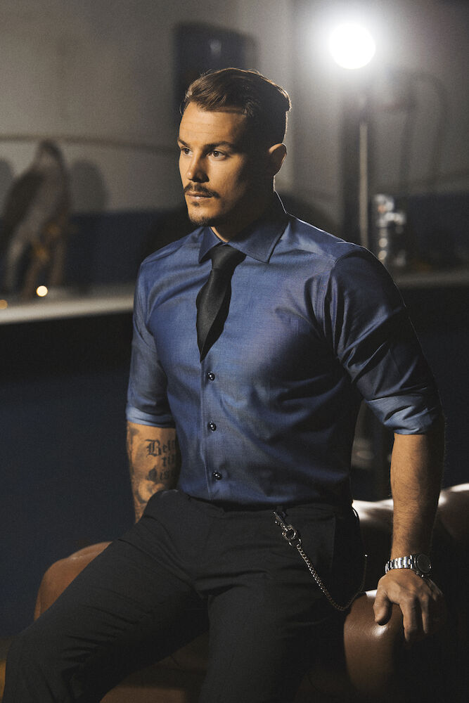 Chemises personnalisable J. HARVEST & FROST RB120 Twill
Chemise Slim Fit Hommes