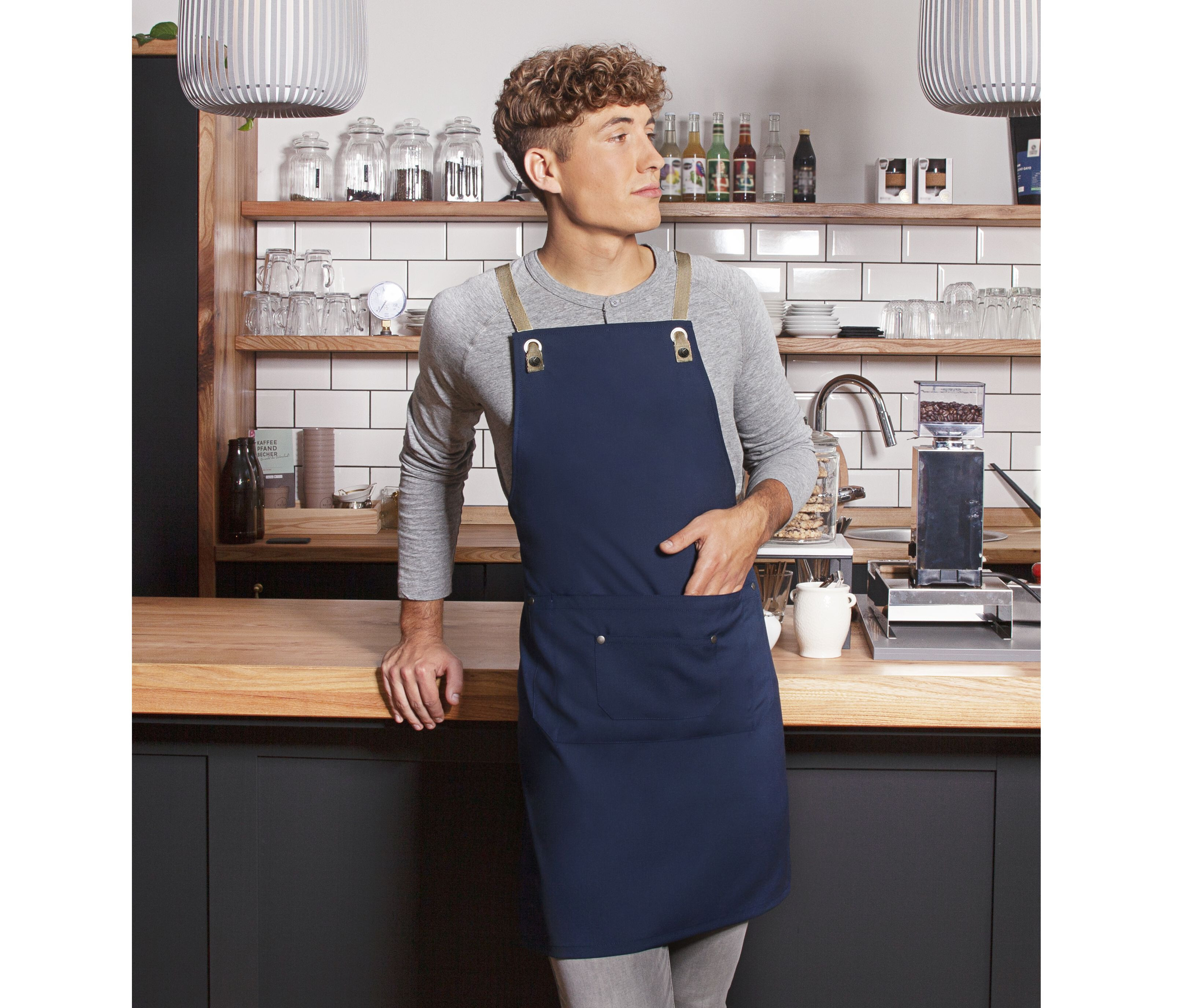 KARLOWSKY BIB APRON URBAN-NATURE Schürzen personalisierbar