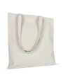 Tassen & Zakken 4DO Schoudertas katoen ecru OEKO-TEX® lang 220g/m² 38x42 cm voor bedrukking &amp; borduring