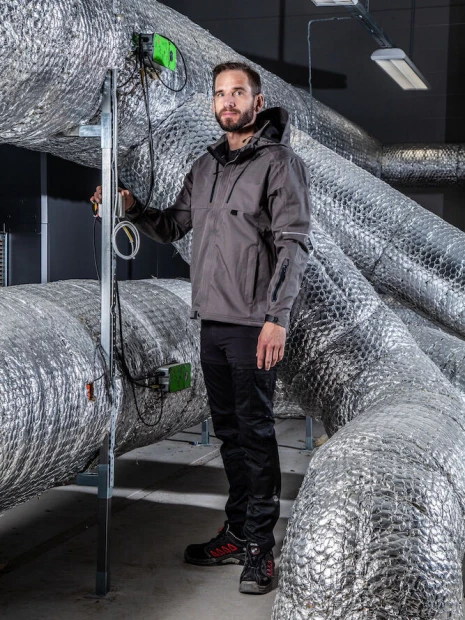 Softshells à personnaliser PROJOB 3407 PARKA SOFTSHELL PRIO MATELASSEE 