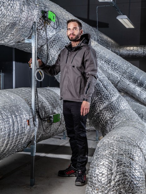 Softshells à personnaliser PROJOB 3407 PARKA SOFTSHELL PRIO MATELASSEE 