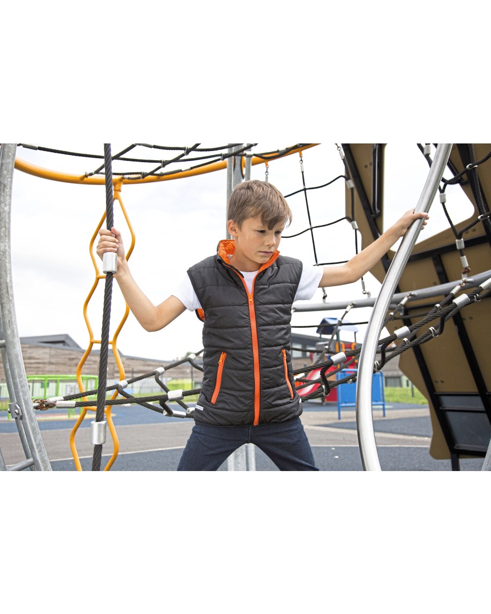 RESULT Youth Soft Padded Bodywarmer Jacken personalisierbar