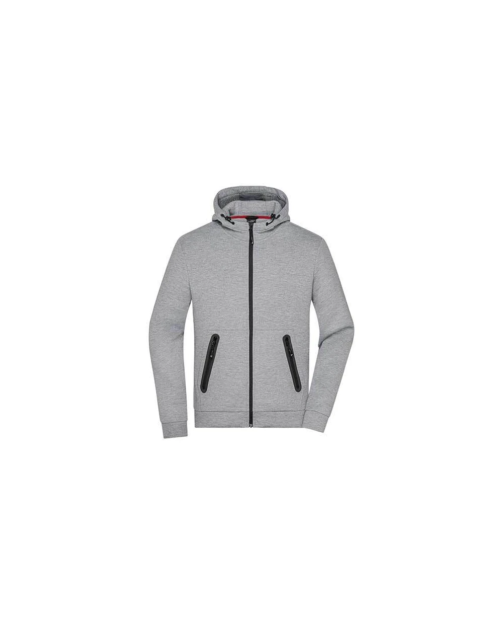 Jassen JAMES & NICHOLSON Men`s Hooded Jacket voor bedrukking &amp; borduring