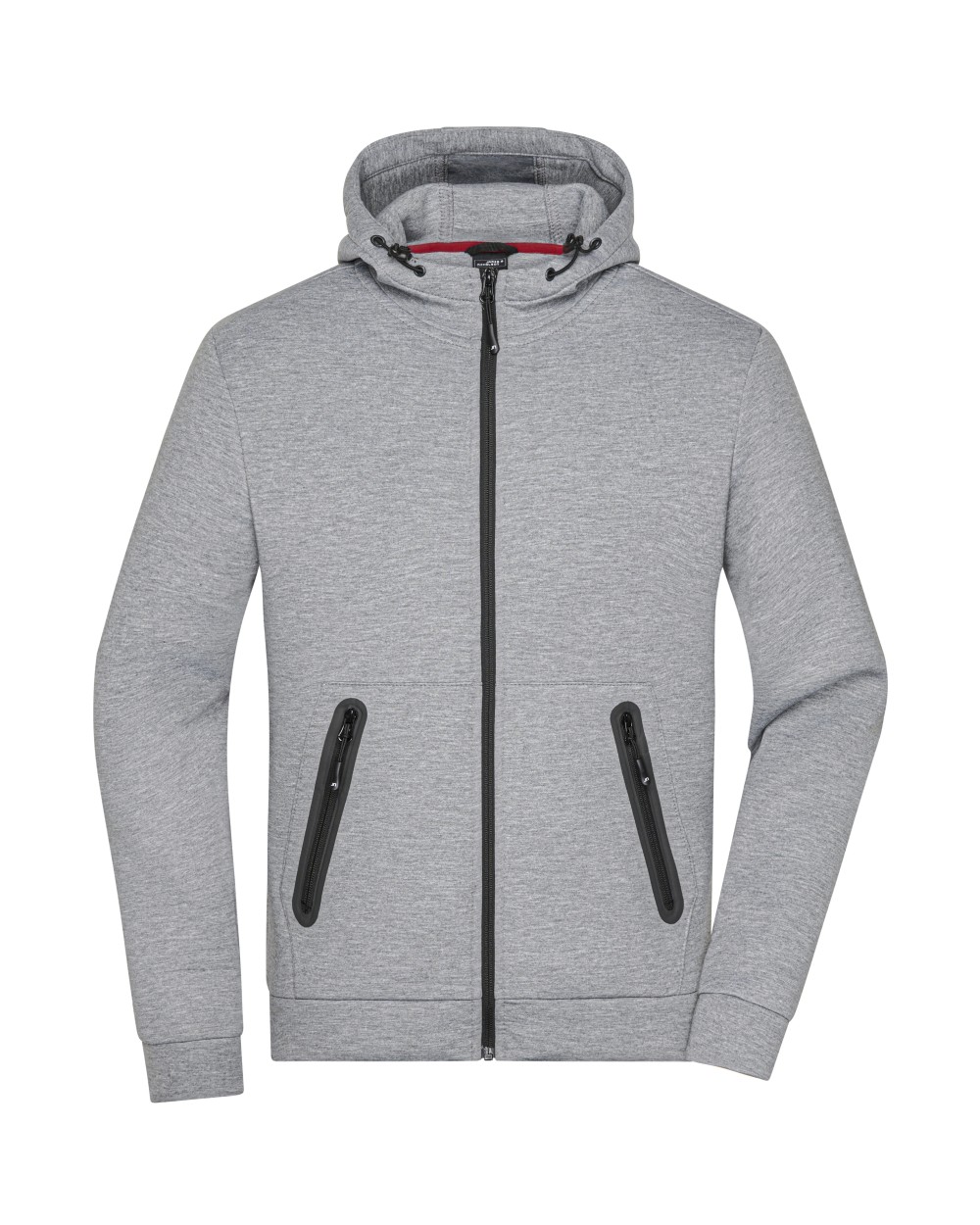 Jassen JAMES & NICHOLSON Men`s Hooded Jacket voor bedrukking &amp; borduring