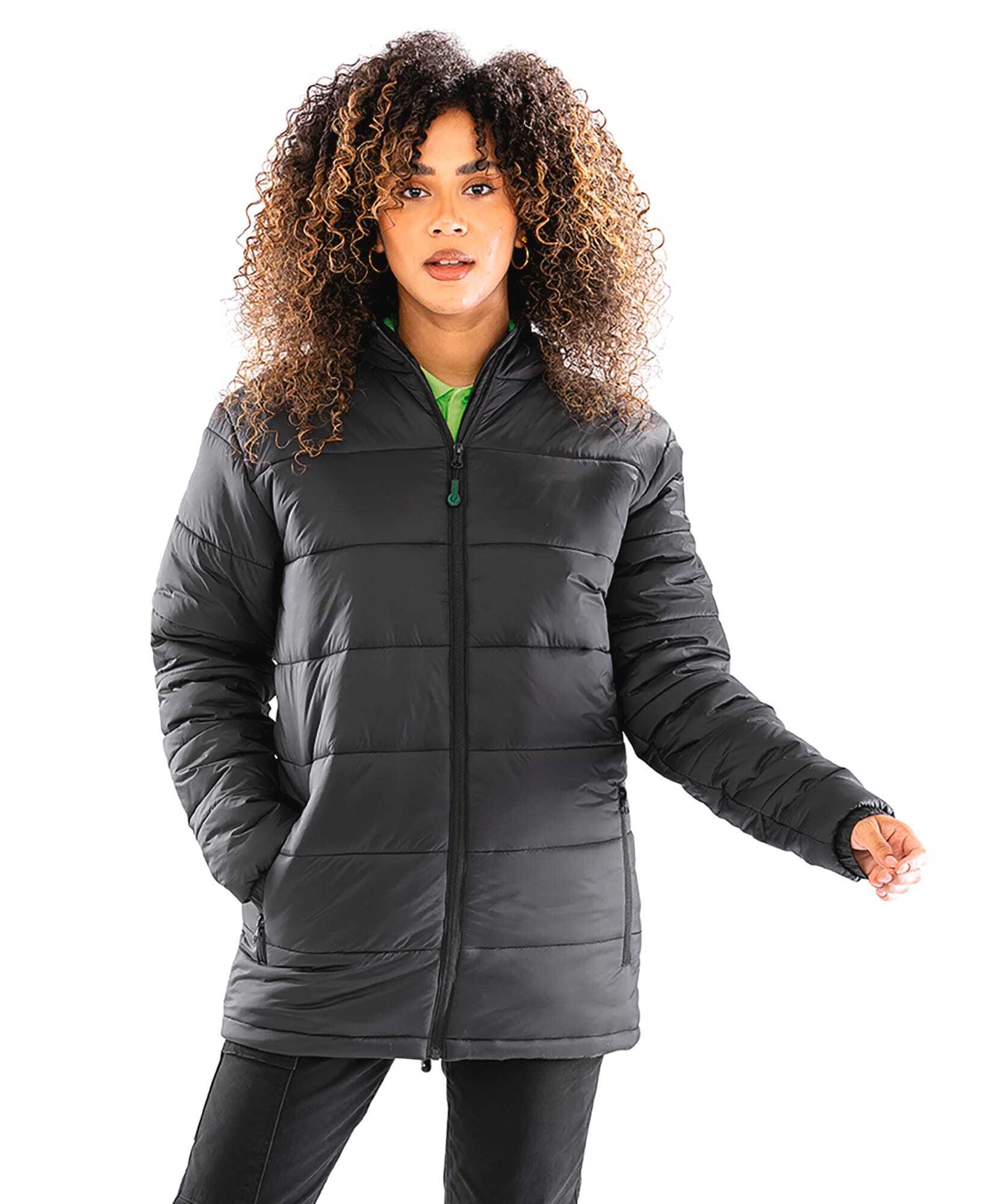 Vestes personnalisable RESULT Parka doudoune recyclée