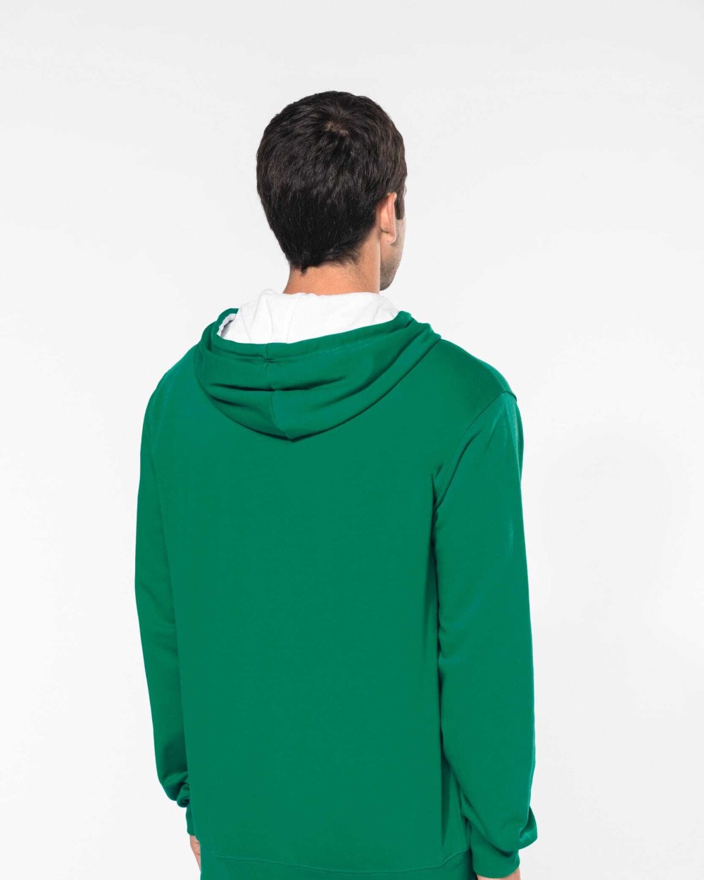 Sweat-shirts personnalisable KARIBAN Sweat-shirt zippé capuche contrastée