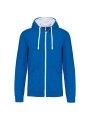 KARIBAN Sweat-shirt zippé capuche contrastée /api/colors/308928a4-2cf6-4fb5-ab5c-859e76d3222d personnalisable