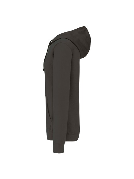 KARIBAN Sweat-shirt zippé capuche contrastée /api/colors/c0516c5c-fff4-4a12-baeb-6132621adf32 personnalisable