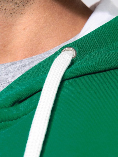 Sweat-shirts à personnaliser KARIBAN Sweat-shirt zippé capuche contrastée 