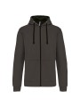 KARIBAN Sweat-shirt zippé capuche contrastée /api/colors/c0516c5c-fff4-4a12-baeb-6132621adf32 personnalisable