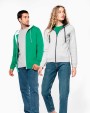 Sweat-shirts personnalisable KARIBAN Sweat-shirt zippé capuche contrastée