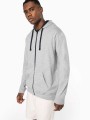 Sweat-shirts à personnaliser KARIBAN Sweat-shirt zippé capuche contrastée 