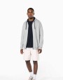 Sweaters & hoodies KARIBAN Herensweater met rits en capuchon in contrasterende kleur voor bedrukking &amp; borduring