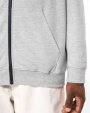 Sweat-shirts personnalisable Kariban Sweat-shirt zippé capuche contrastée