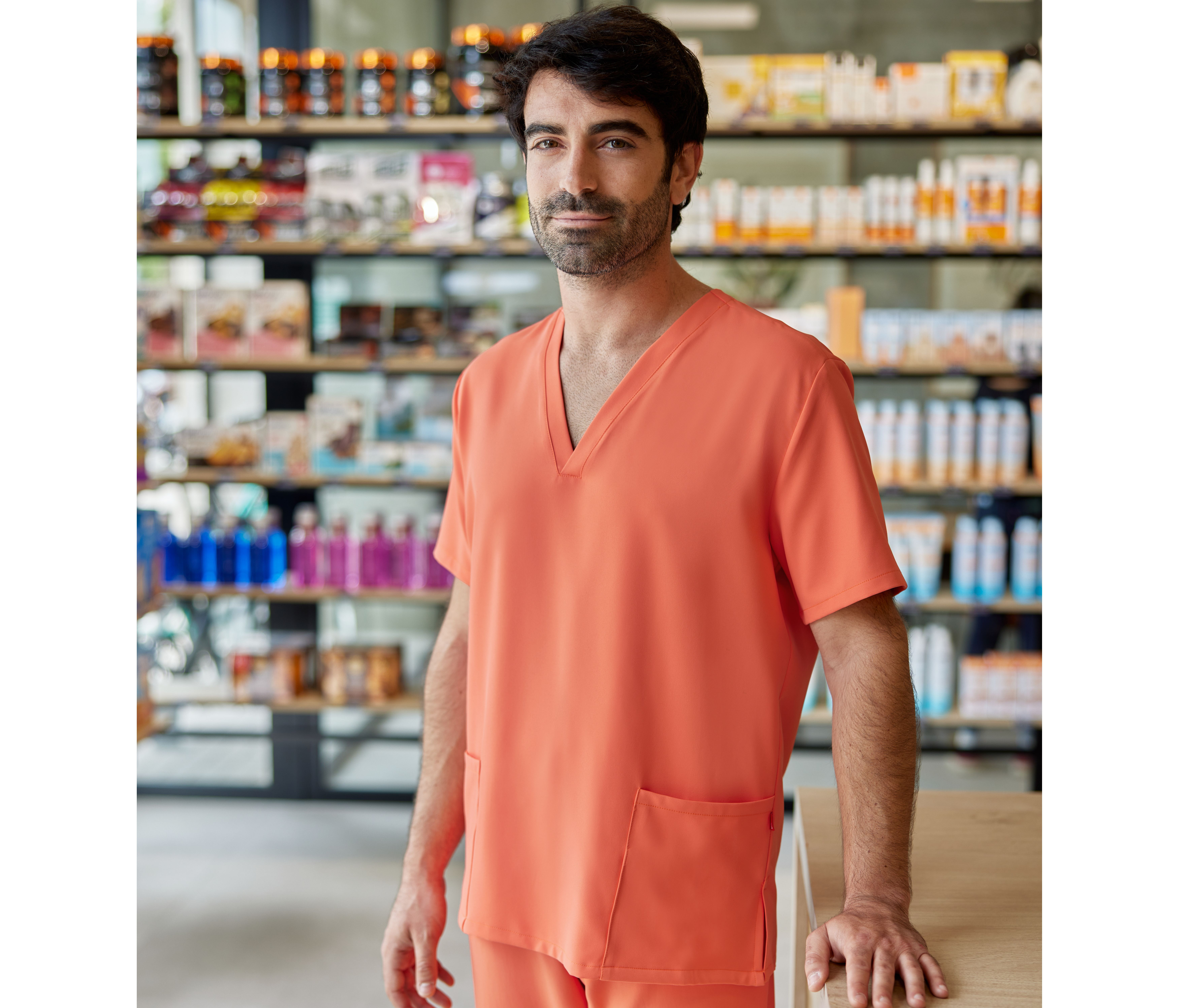 Schorten VELILLA MICROFIBER SCRUB TOP voor bedrukking &amp; borduring