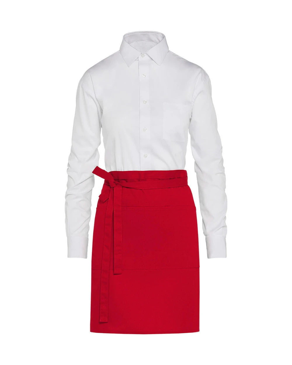 Schorten SG CLOTHING BRUSSELS - Short Bistro Apron with Pocket  voor bedrukking &amp; borduring