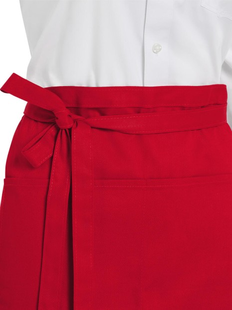 Tabliers à personnaliser SG CLOTHING BRUSSELS - Short Bistro Apron with Pocket 
