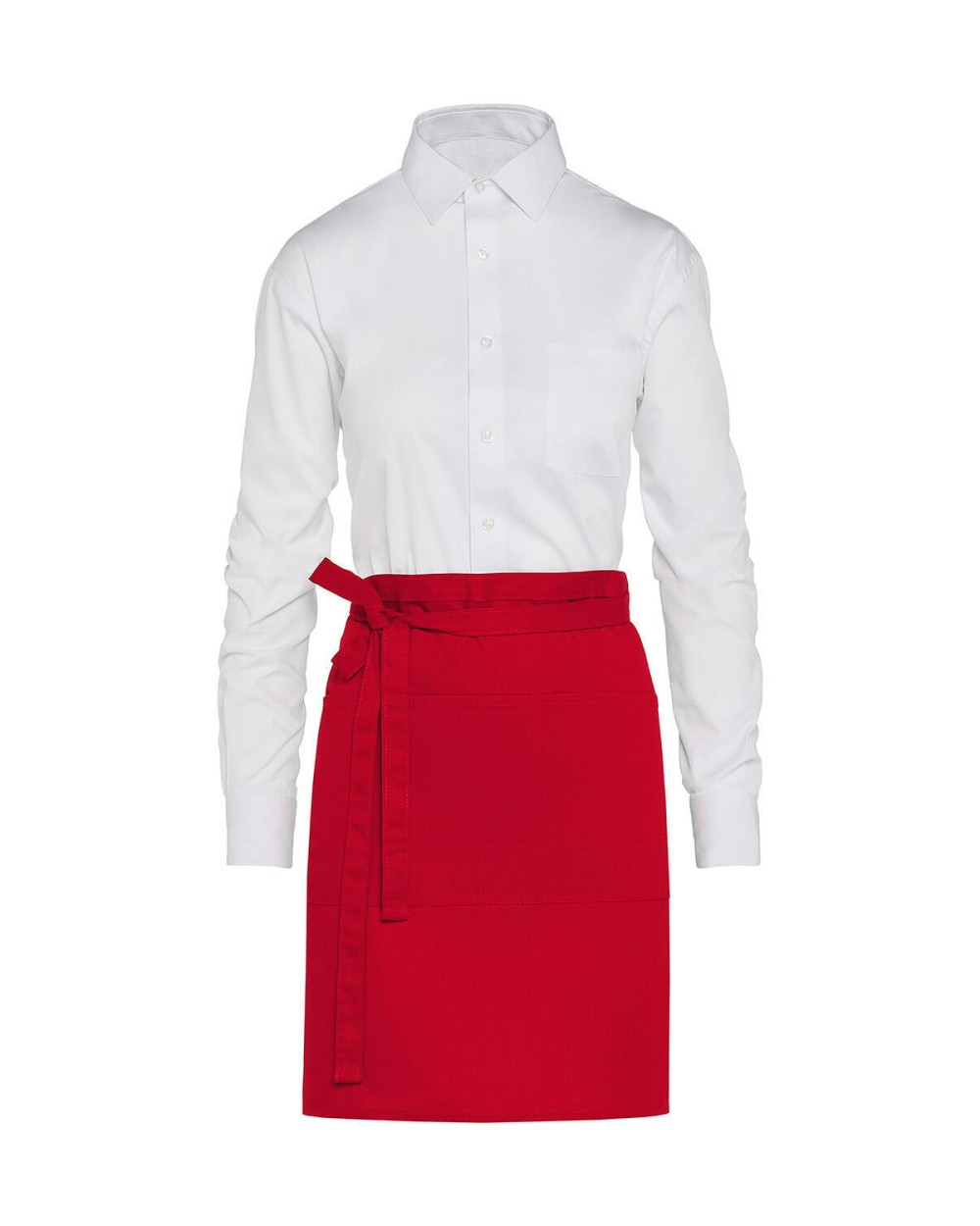 Schorten SG CLOTHING BRUSSELS - Short Bistro Apron with Pocket  voor bedrukking &amp; borduring