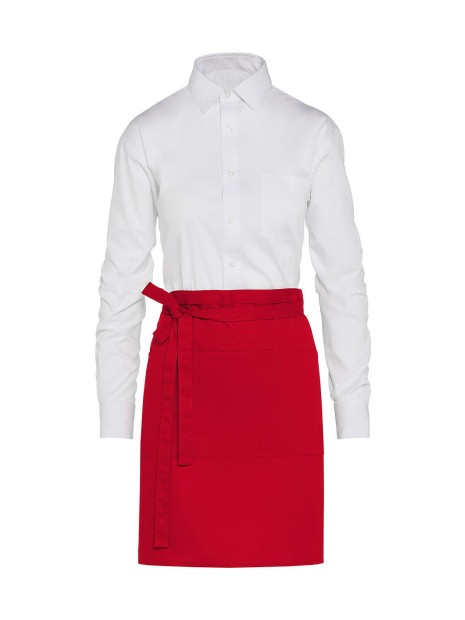 SG CLOTHING BRUSSELS - Short Bistro Apron with Pocket /api/colors/c953313a-9c9d-493b-934e-ddcf8fada2ae personnalisable