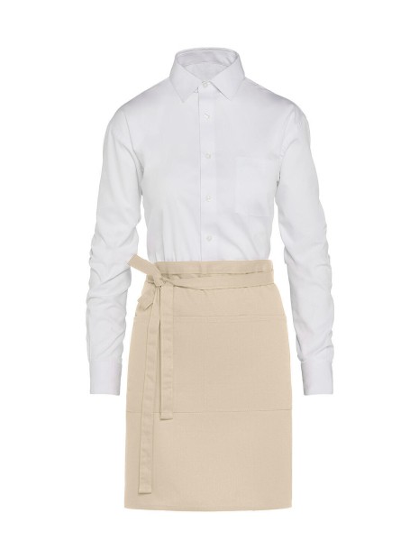 SG CLOTHING BRUSSELS - Short Bistro Apron with Pocket /api/colors/8531ca74-2d1a-473c-b4bd-4e4dd32fd4d9 personnalisable