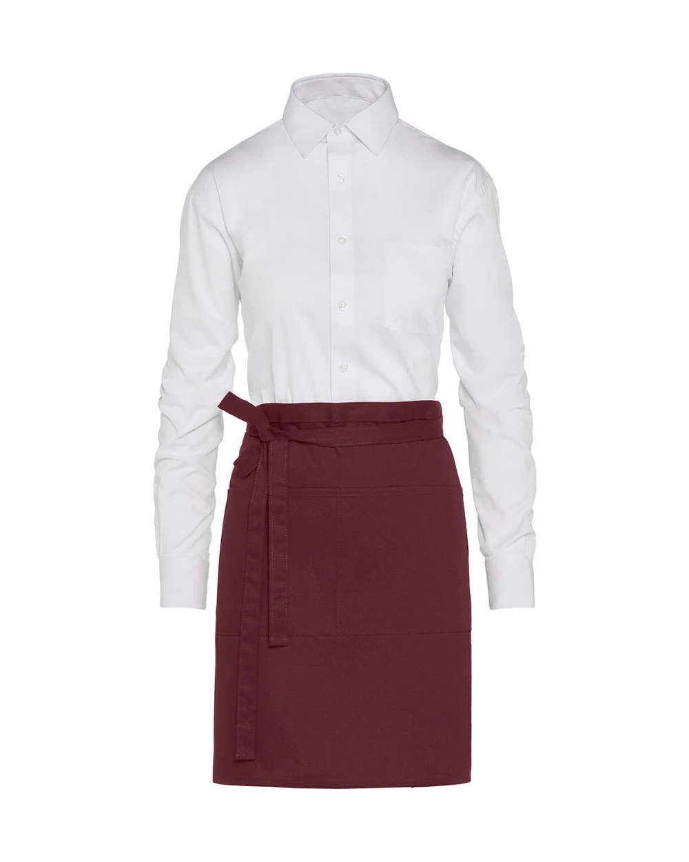 Schorten SG CLOTHING BRUSSELS - Short Bistro Apron with Pocket  voor bedrukking &amp; borduring