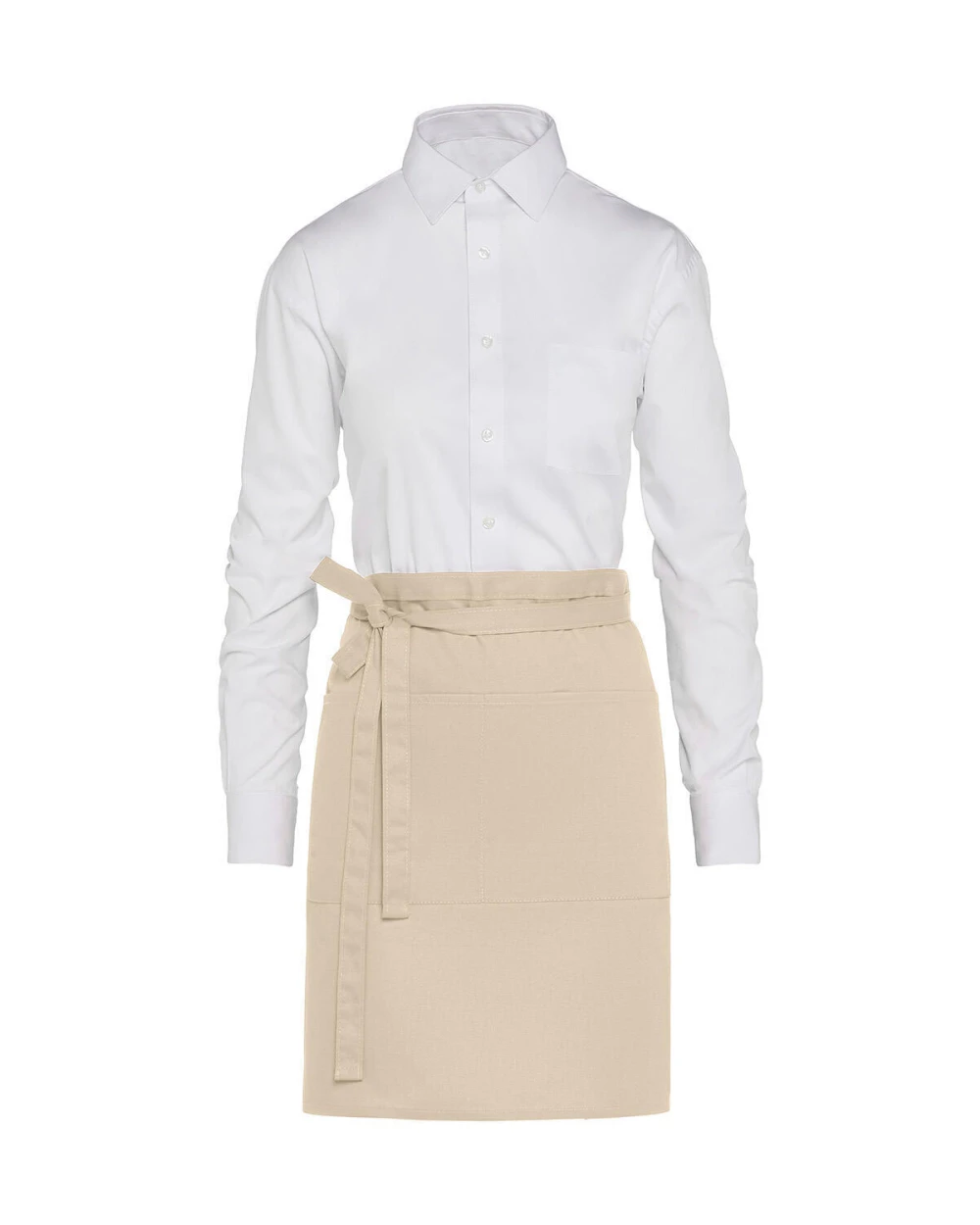 Schorten SG CLOTHING BRUSSELS - Short Bistro Apron with Pocket  voor bedrukking &amp; borduring