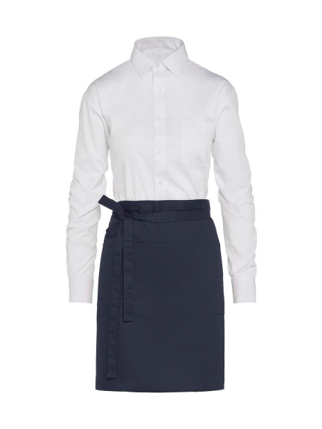 SG CLOTHING BRUSSELS - Short Bistro Apron with Pocket /api/colors/b68891a9-1d28-4f7a-8deb-775c45027afd personnalisable