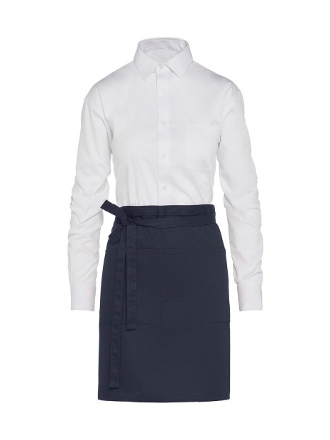 SG CLOTHING BRUSSELS - Short Bistro Apron with Pocket /api/colors/b68891a9-1d28-4f7a-8deb-775c45027afd personnalisable