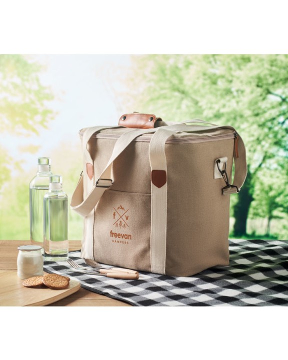 4DO Große Kühltasche Canvas Taschen personalisierbar