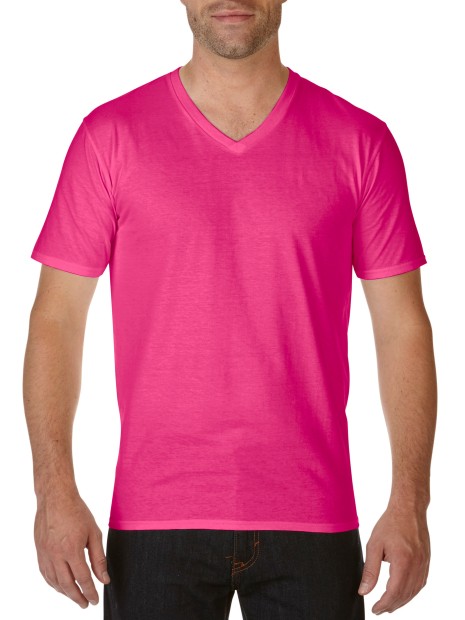 T-Shirts à personnaliser GILDAN Premium Cotton Adult V-Neck T-Shirt 