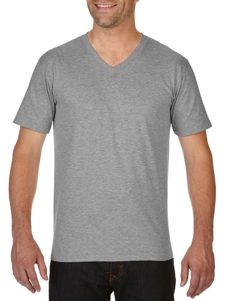 T-Shirts à personnaliser GILDAN Premium Cotton Adult V-Neck T-Shirt 