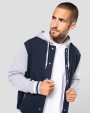KARIBAN Unisex College Jacke mit Kapuze Jacken personalisierbar