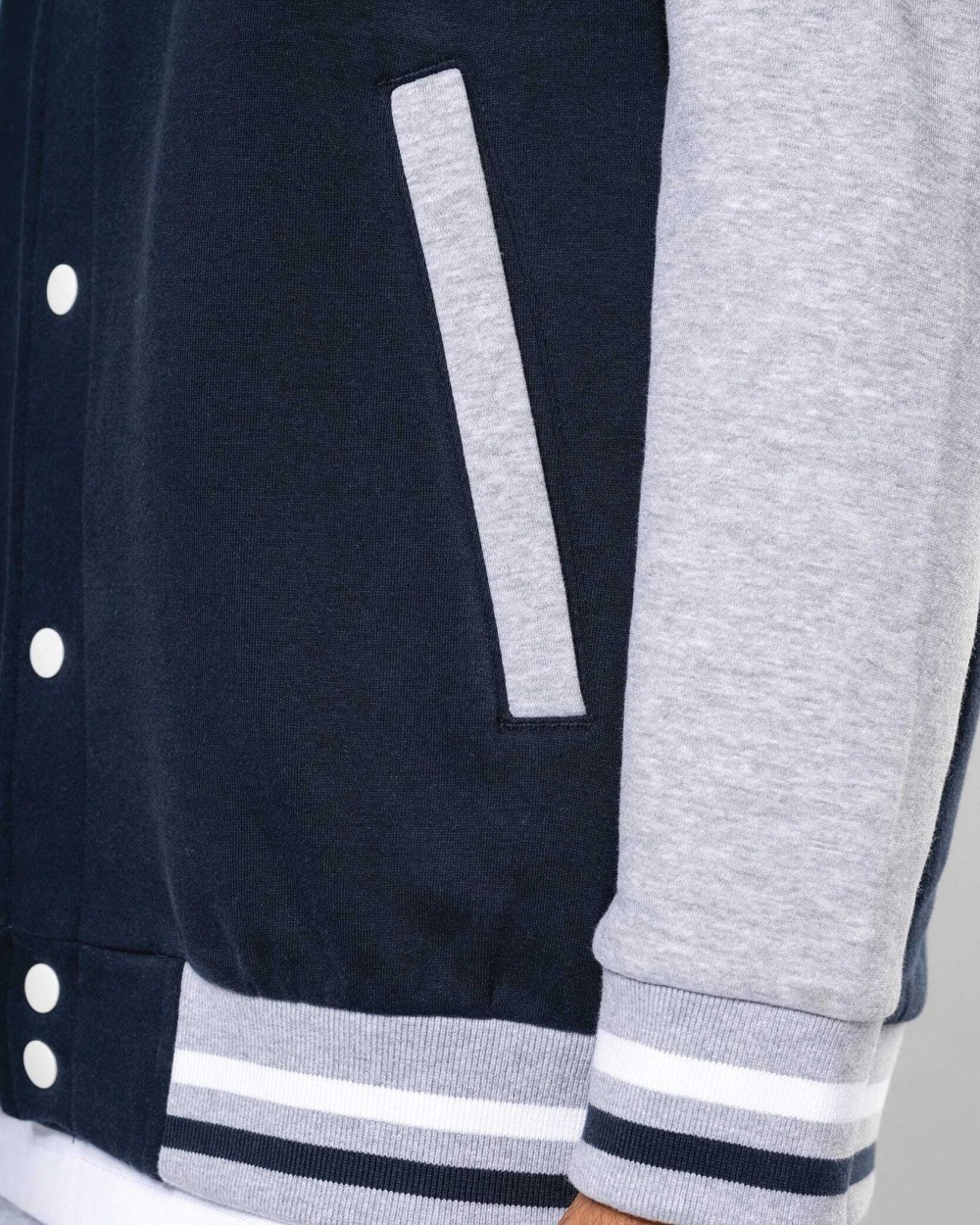 KARIBAN Unisex College Jacke mit Kapuze Jacken personalisierbar