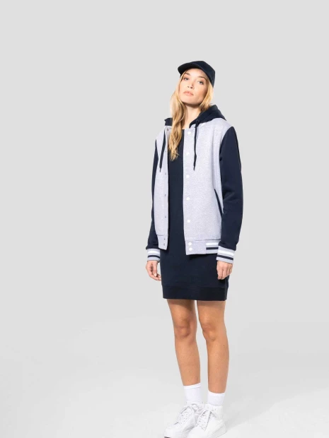 Vestes à personnaliser KARIBAN Blouson Teddy à capuche Unisexe 