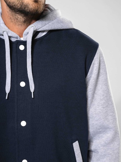 Vestes à personnaliser KARIBAN Blouson Teddy à capuche Unisexe 