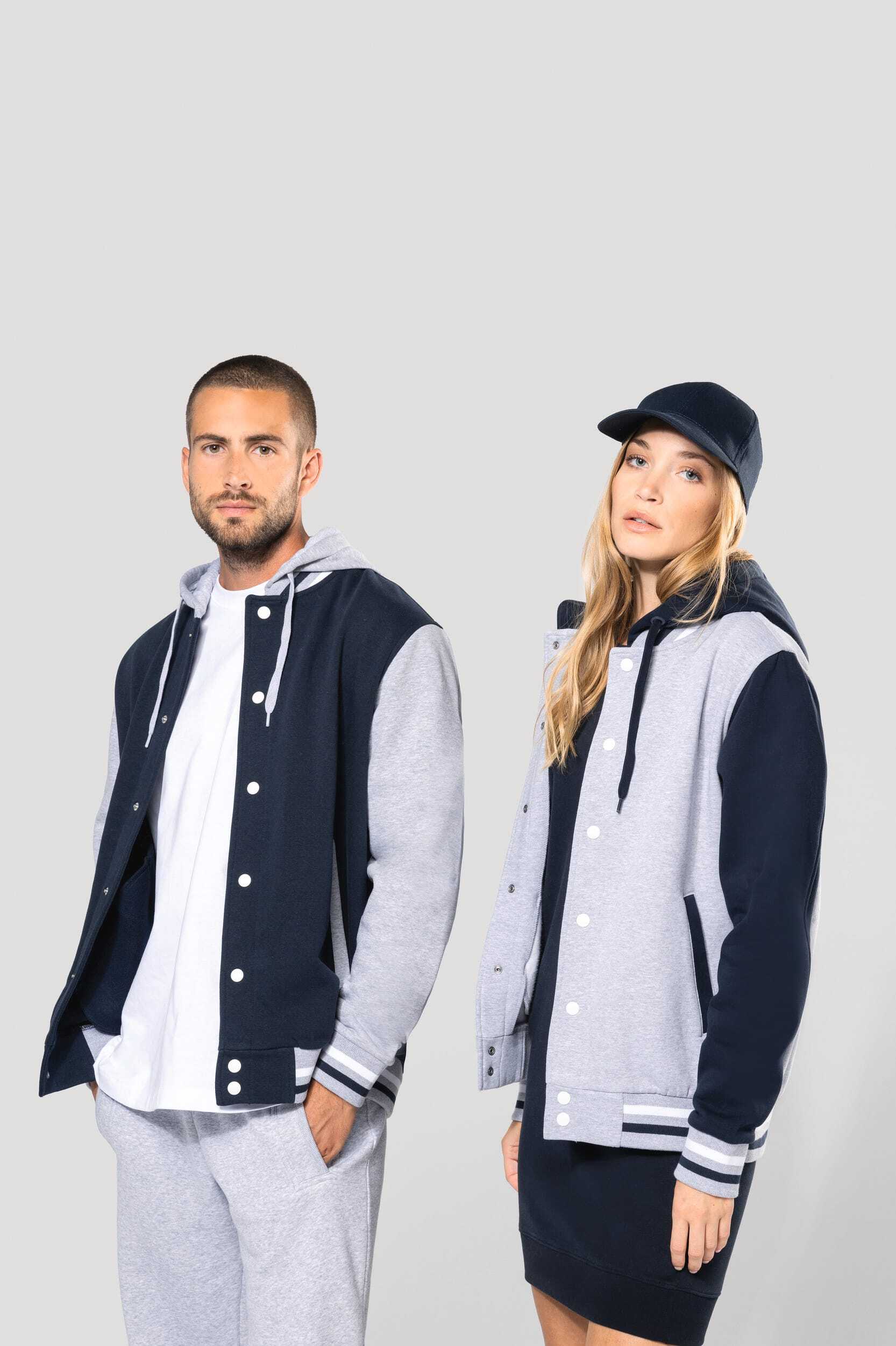 Vestes personnalisable KARIBAN Blouson Teddy à capuche Unisexe