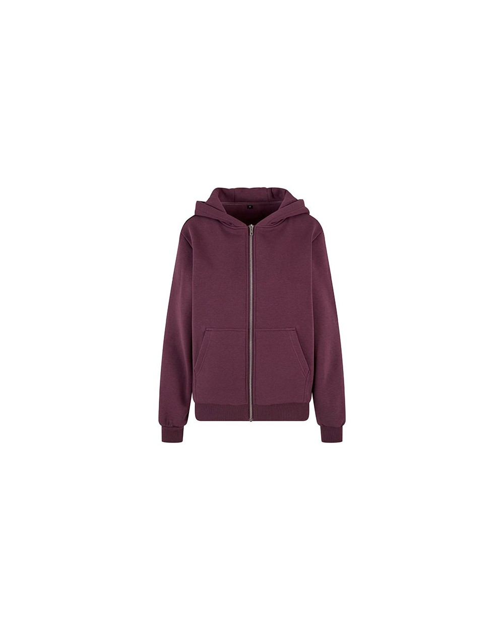 BUILD YOUR BRAND Ladies Fluffy Zip Hoody Sweatshirts personalisierbar