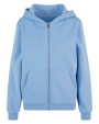 BUILD YOUR BRAND Ladies Fluffy Zip Hoody Sweatshirts personalisierbar