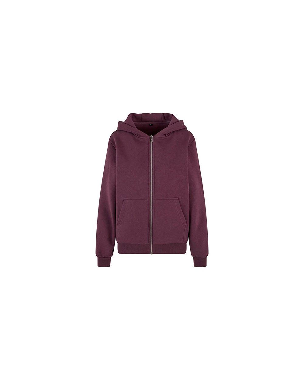 BUILD YOUR BRAND Ladies Fluffy Zip Hoody Sweatshirts personalisierbar