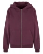 BUILD YOUR BRAND Ladies Fluffy Zip Hoody Sweatshirts personalisierbar