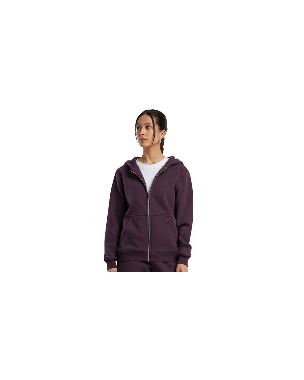 Sweat-shirts personnalisable BUILD YOUR BRAND Ladies Fluffy Zip Hoody