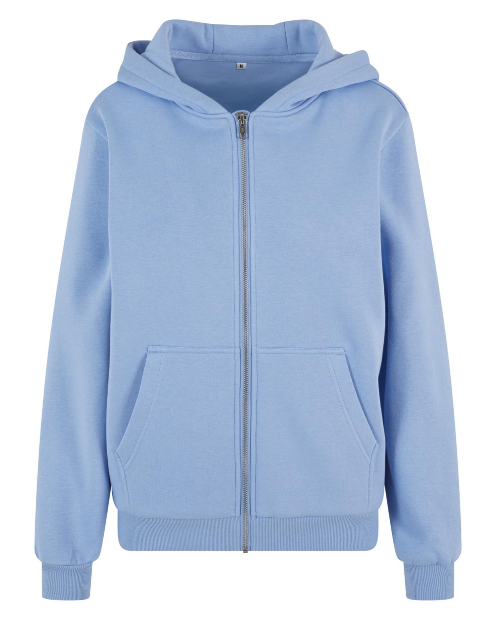 BUILD YOUR BRAND Ladies Fluffy Zip Hoody Sweatshirts personalisierbar